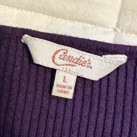 Candie's Sweater Purple - Picture 3 of 3